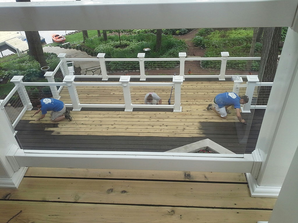 Exterior Deck Staining